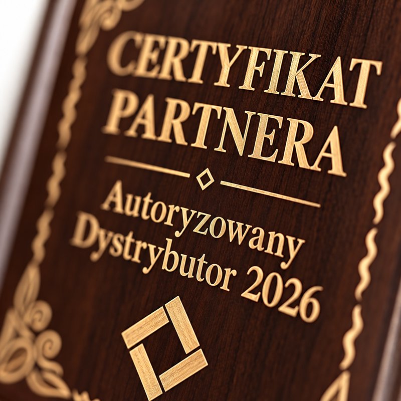 Złocony dyplom A5 — drugie ujęcie