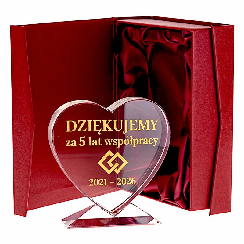 Serce ze złoceniem