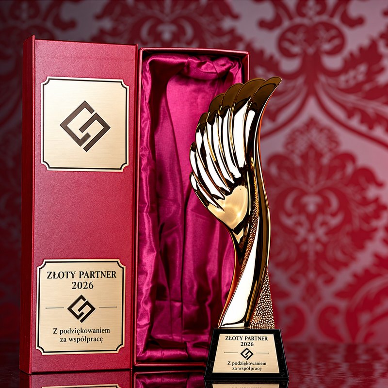 Złota statuetka — trofeum