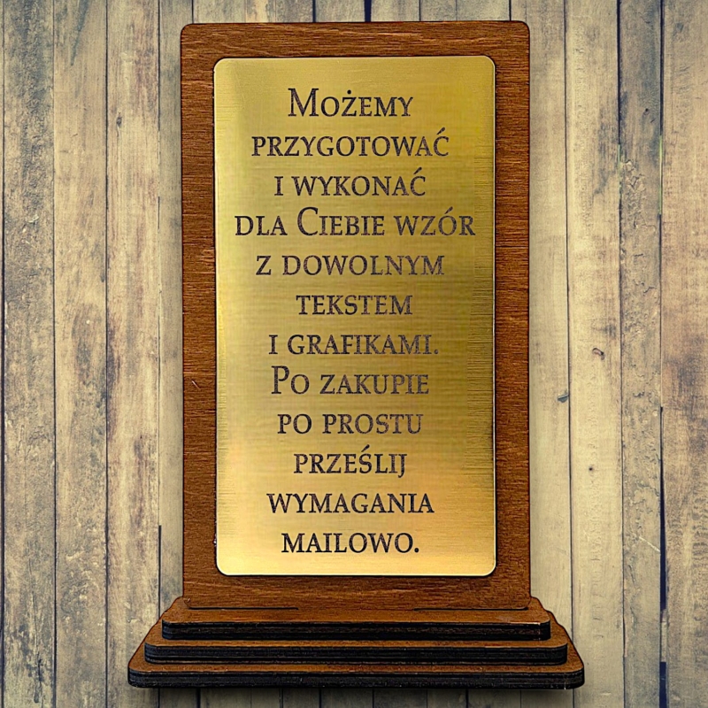 Statuetka — podziękowania — drugie ujęcie